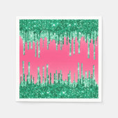 Serviette En Papier Motif de pastèque (Devant)