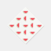Serviette En Papier Motif de pastèque (Coin)