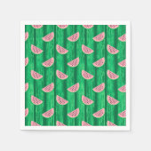 Serviette En Papier Motif de pastèque (Devant)
