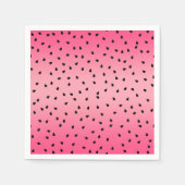 Serviette En Papier Motif de pastèque (Devant)
