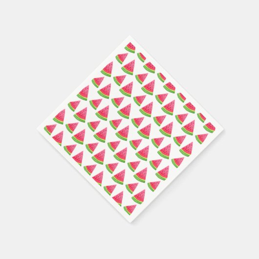 Serviette En Papier Motif de pastèque (Coin)