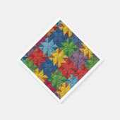 Serviette En Papier Motif de patchwork à pinwheel (Coin)