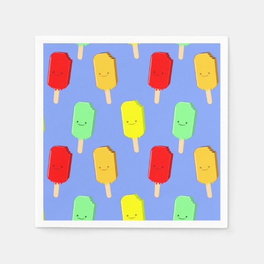 Serviette En Papier Motif de pâte de glace de fruits (Devant)