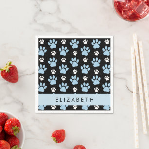 Serviette En Papier Motif De Pâtes, Patrouilles Bleues, Patrouilles De