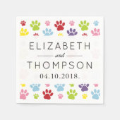 Serviette En Papier Motif De Pâtes, Patrouilles De Chien, Patrouilles (Devant)