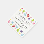 Serviette En Papier Motif De Pâtes, Patrouilles De Chien, Patrouilles (Coin)