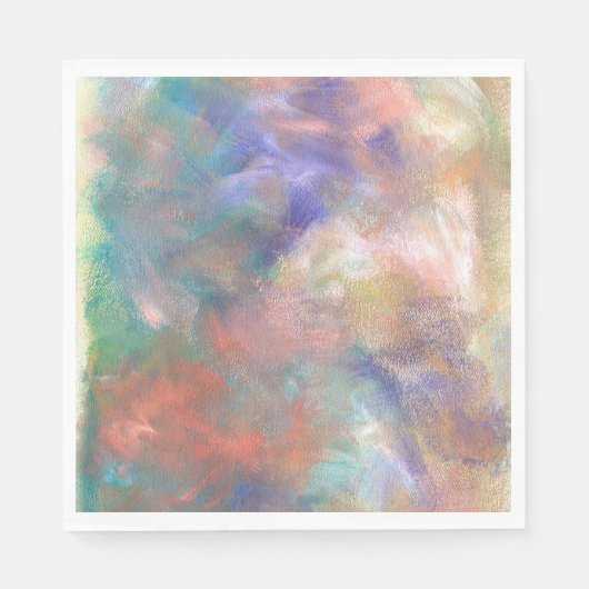 Serviette En Papier Motif de peinture Abstrait flou (Devant)