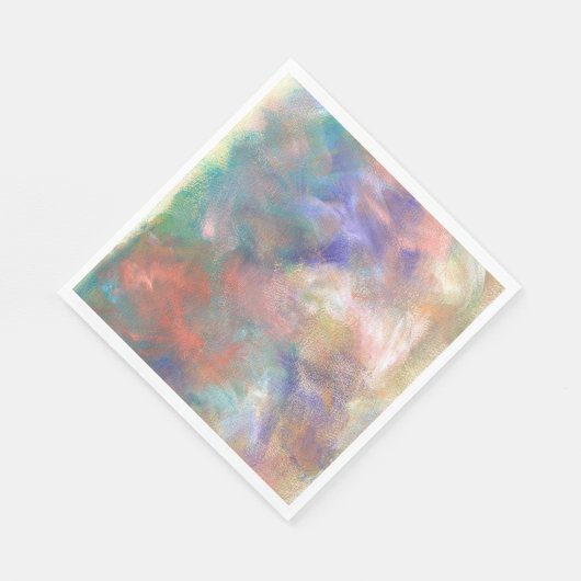 Serviette En Papier Motif de peinture Abstrait flou (Coin)