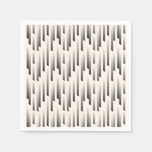 Serviette En Papier Motif de pluie moderne (Devant)