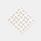 Serviette En Papier Motif de poisson (Coin)