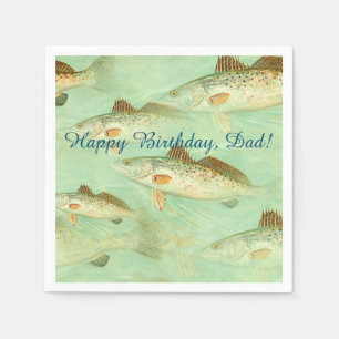 Serviette En Papier Motif de poisson basse
