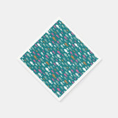 Serviette En Papier Motif de poisson pour petits (Coin)