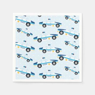 Serviette En Papier Motif de police