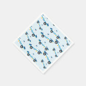 Serviette En Papier Motif de police (Coin)