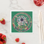 Serviette En Papier Motif de pont (En situation)