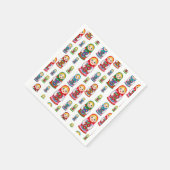 Serviette En Papier Motif de poupée d'imbrication (Coin)