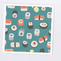 Motif de rouleaux Sushi Nigiri Maki