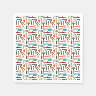 Serviette En Papier Motif de soins