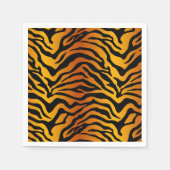 Serviette En Papier motif de tigre du Bengale exotique  (Devant)