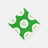 Serviette En Papier Motif de tranches de concombre (Coin)