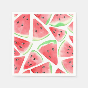 Serviette En Papier Motif de tranches de pastèque