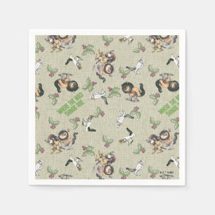 Serviette En Papier Motif de Vacances Wild Rumpus