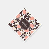 Serviette En Papier Motif de vache mûre (Coin)