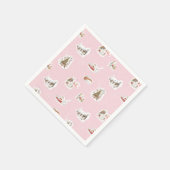Serviette En Papier Motif de vignette de Noël à Whoville (Coin)