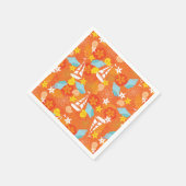 Serviette En Papier Motif de voilier tropical (Coin)