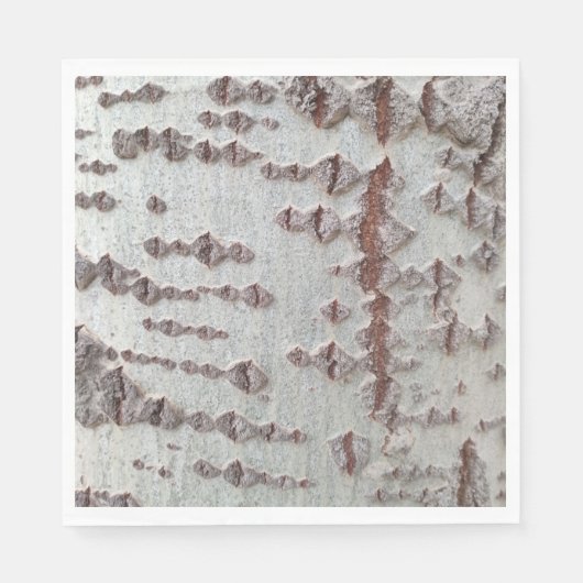 Serviette En Papier Motif d'écorce de bouleau (Devant)