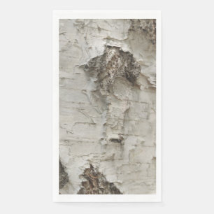 Serviette En Papier Motif d'écorce de bouleau