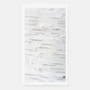 Serviette En Papier Motif d'écorce de bouleau