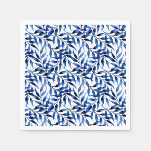 Serviette En Papier Motif d'encre d'aquarelle peinte à la main