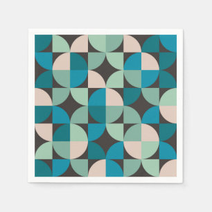 Serviette En Papier Motif des années 60 Vintage rétro