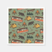 Serviette En Papier Motif des aventures du camp d'entraînement (Devant)