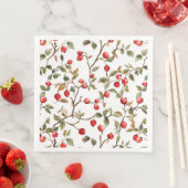 Serviette En Papier Motif des braches Rosehip (En situation)