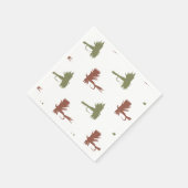 Serviette En Papier Motif des leurres de pêche aérienne (Coin)
