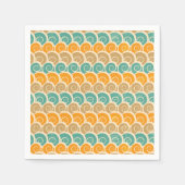 Serviette En Papier Motif des ondulations d'aquarelle (Devant)