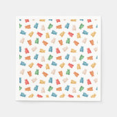 Serviette En Papier Motif des ours de gomme (Devant)