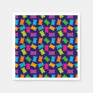 Serviette En Papier Motif des ours de gomme