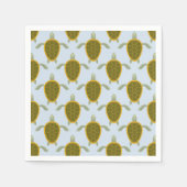 Serviette En Papier Motif Des Tortues De Mer (Devant)