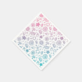 Serviette En Papier Motif d'été (Coin)