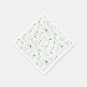 Serviette En Papier Motif d'été (Coin)