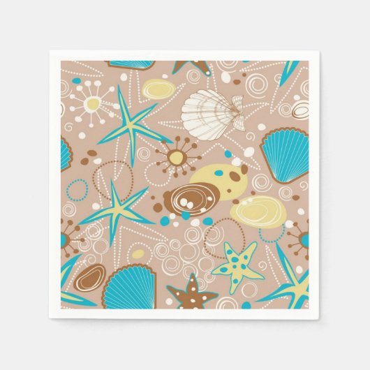 Serviette En Papier Motif d'été (Devant)