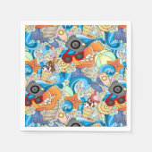 Serviette En Papier Motif d'été (Devant)