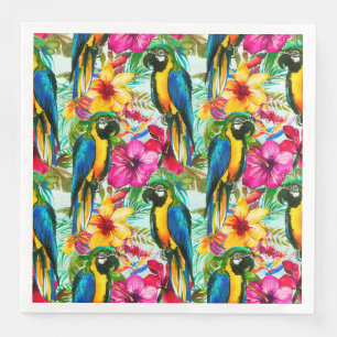 Serviette En Papier Motif d'été tropical
