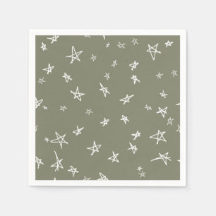 Serviette En Papier Motif d'étoiles