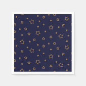 Serviette En Papier Motif d'étoiles (Devant)