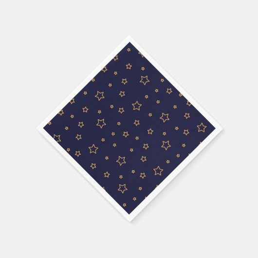 Serviette En Papier Motif d'étoiles (Coin)