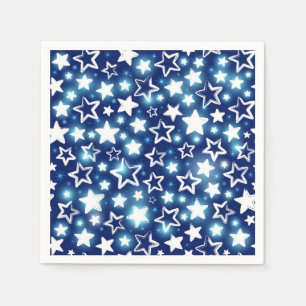 Serviette En Papier Motif d'étoiles